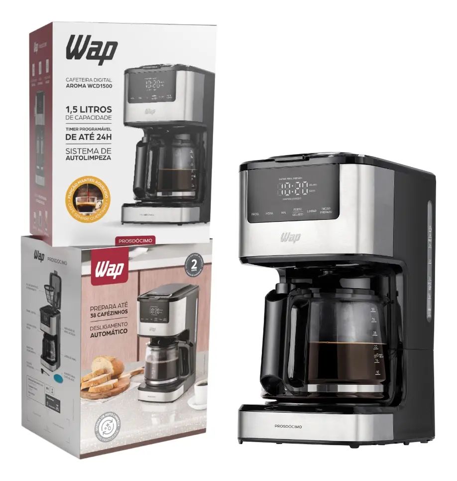 Cafeteira Inteligente Elétrica Automática Digital Wap Aroma — foto 1