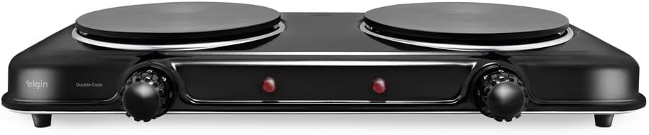 Fogão Elétrico Portátil Cooktop Elgin Double Cook 2 Bocas - 110V — foto 1