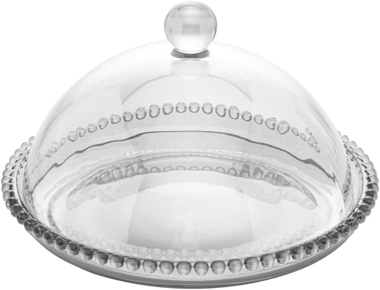 Queijeira Pearl Transparente com Design Sofisticado — foto 1
