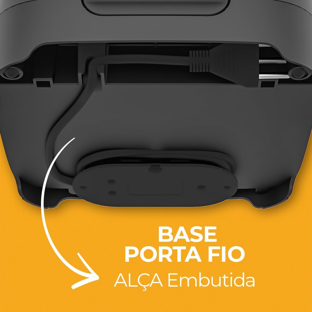 Sanduicheira Grill com Chapas Antiaderentes Profundas e LEDs Indicadores