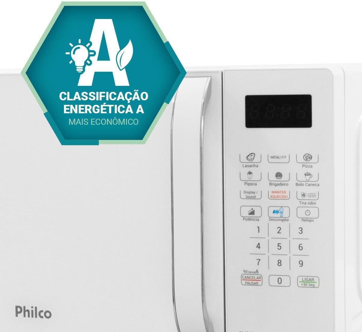 Micro-ondas Philco 20l Branco Pmo23b 110v 110v