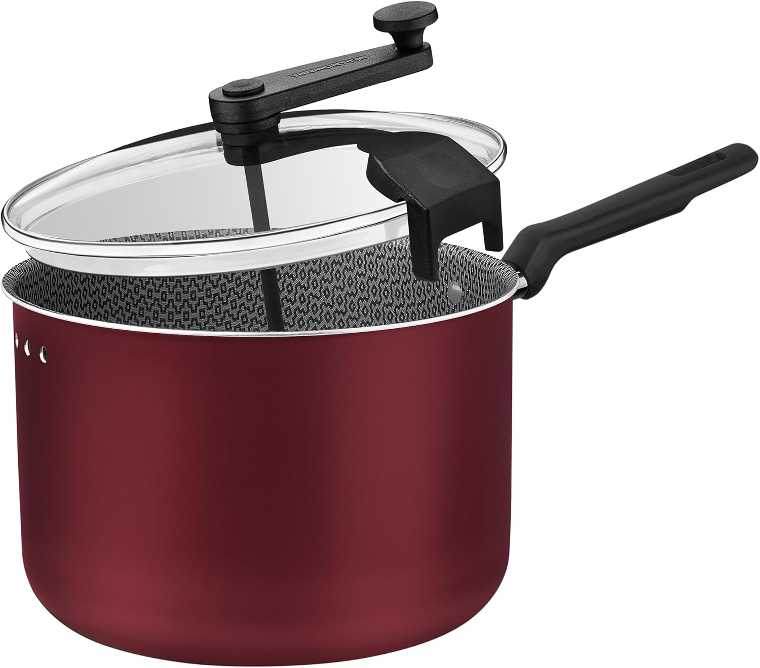 Pipoqueira Tramontina Loreto Alumínio Antiaderente Starflon Max Vermelho 20 cm 3,5 L