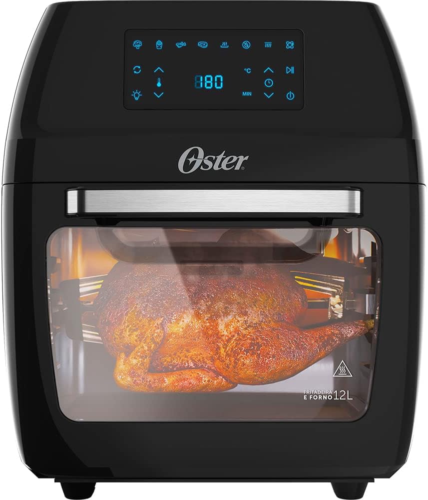 Fritadeira Air Fryer Oven 12L 1800W 3 em 1 Oster Branco
