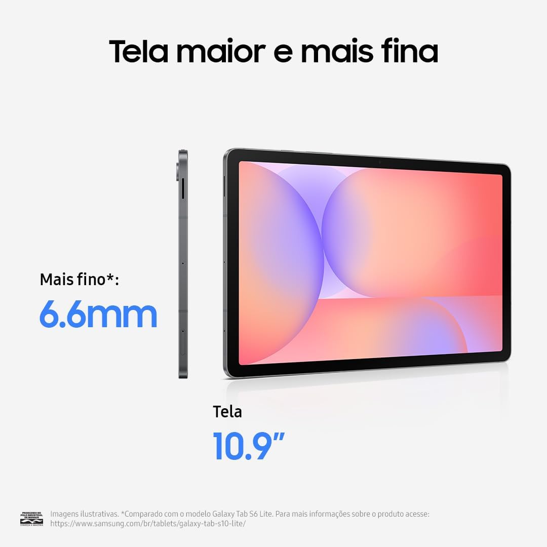 Tablet Tela 10,9 Polegadas com Câmera Traseira 8MP