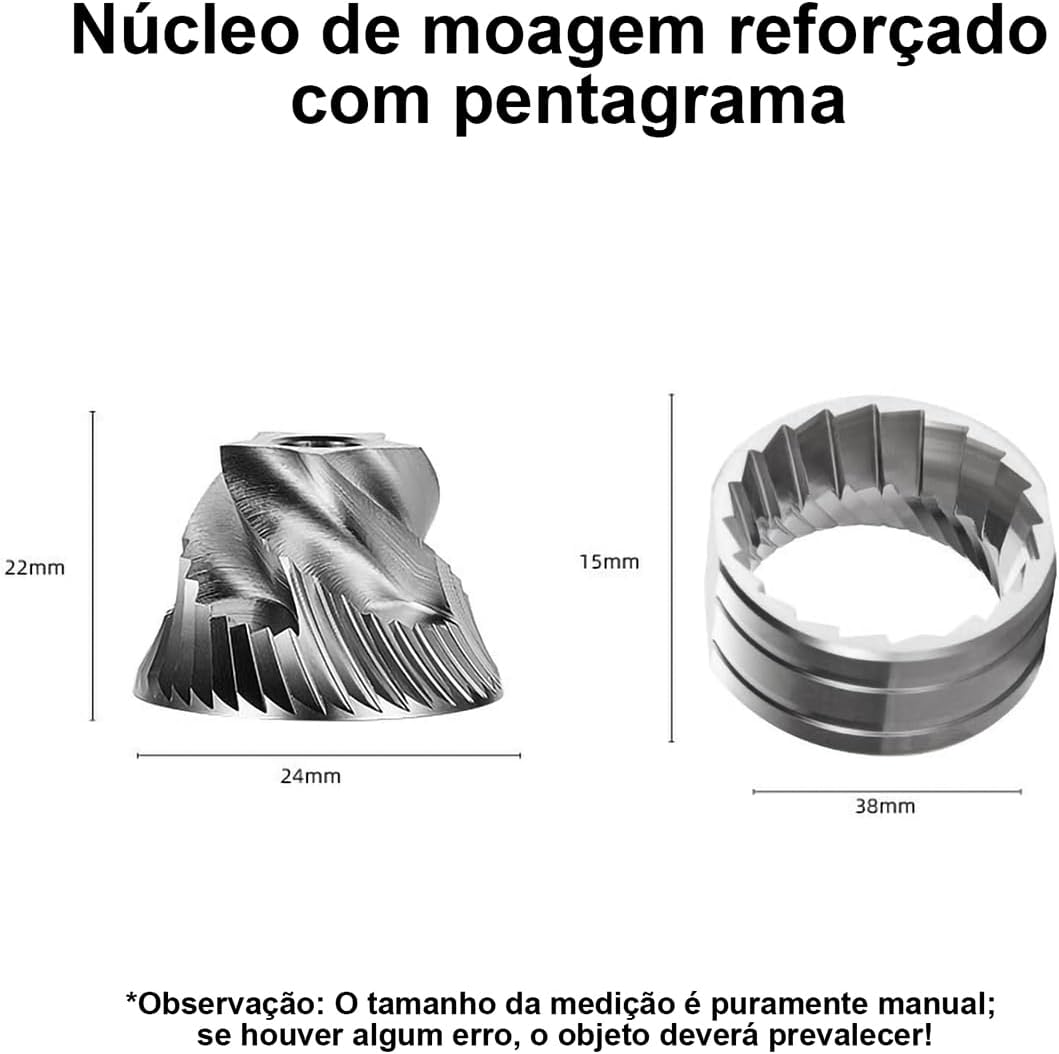 Moedor de Café com 30 Níveis de Moagem Ajustável