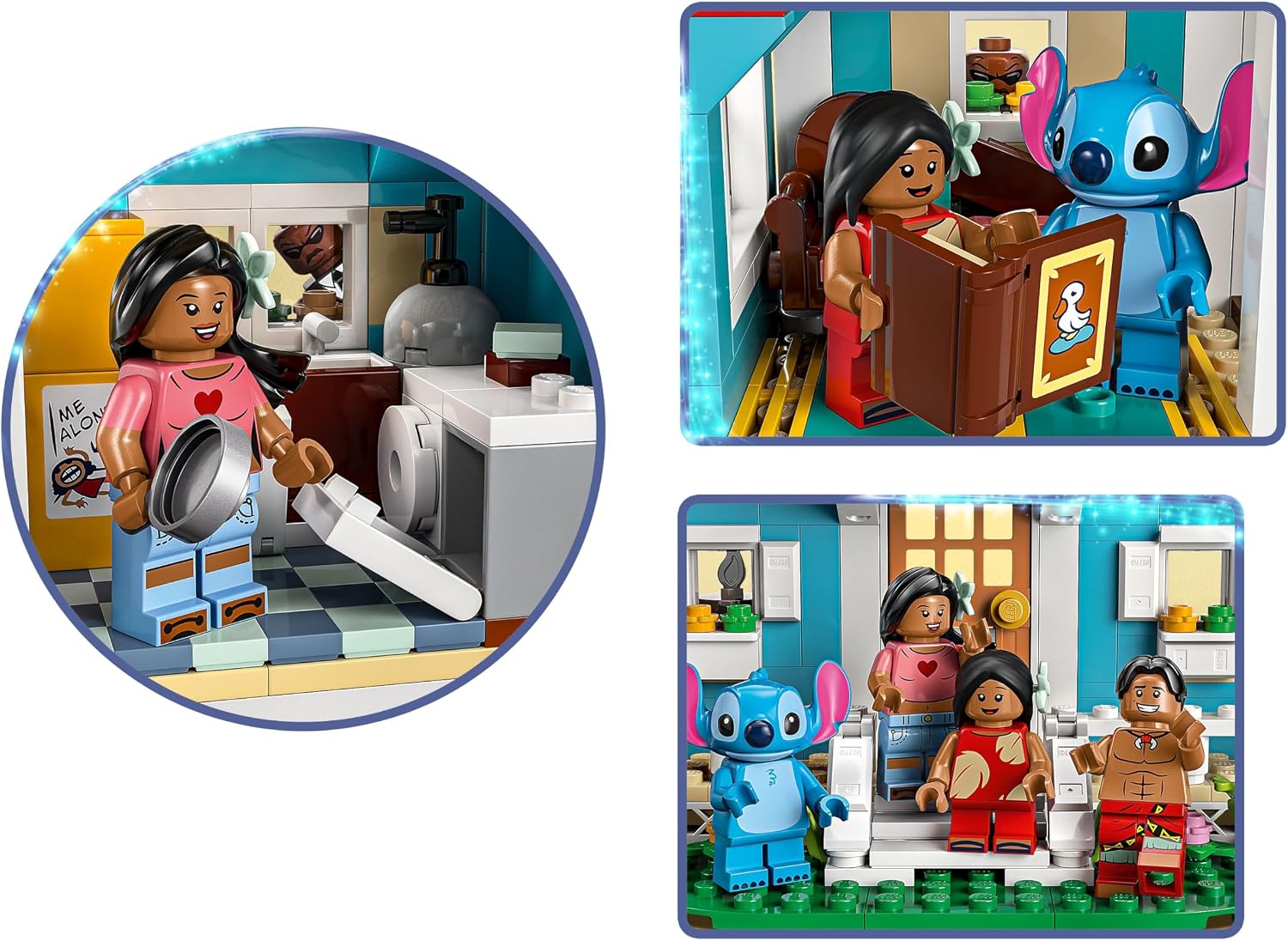 Conjunto de Montar Casa de Praia de Lilo e Stitch