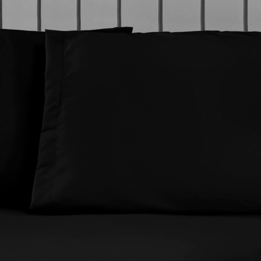 Jogo de Cama Percal 400 Fios Poliéster Antiácaro e Anti Pilling