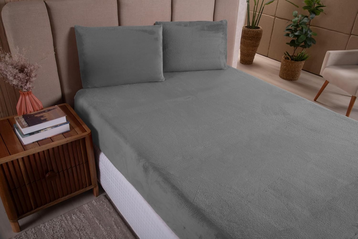 Jogo de Cama Soft Plush 3 Peças para Inverno