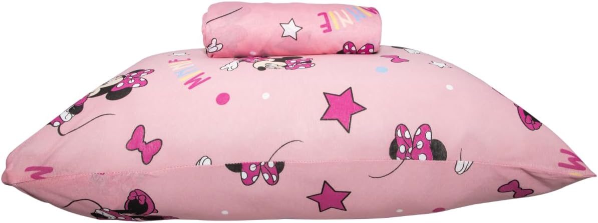 Jogo de Lençol Portallar Disney Kids 70% Algodão Solteiro Minnie Estrela