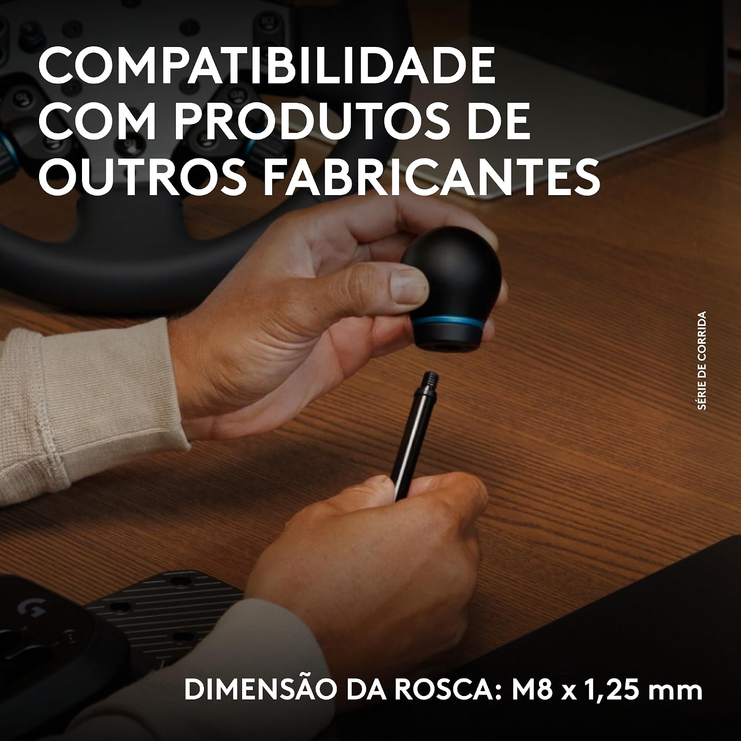 Câmbio Logitech G RS H-SHIFTER - Compatível com a base do volante de corrida RS50 e PRO, para PlayStation PS5, PS4, Xbox-Series X|S, Xbox One e PC