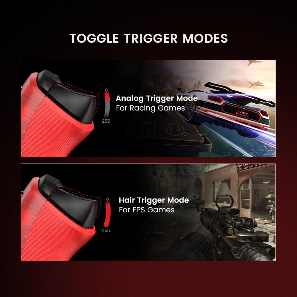 Controle GameSir T7 com Sticks Hall Effect Anti-Drift