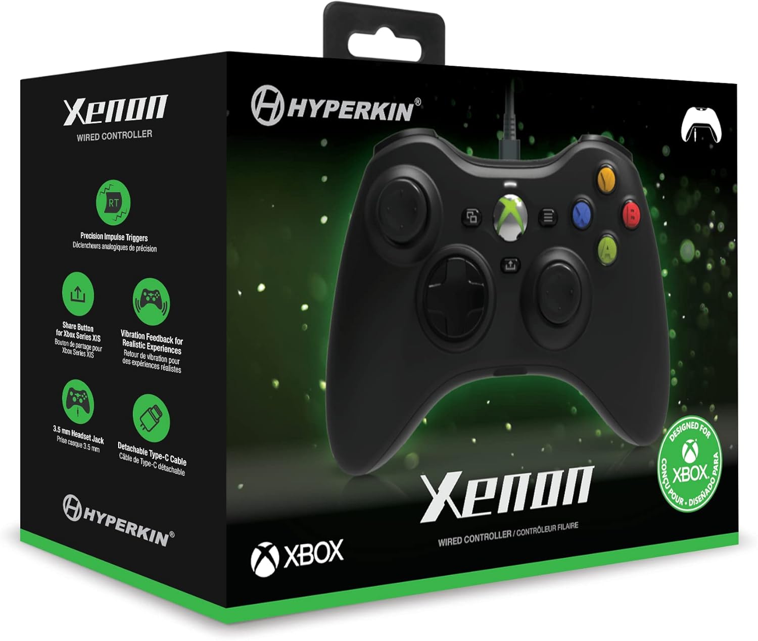 Controle Hyperkin Xenon Réplica Xbox 360 Licenciado