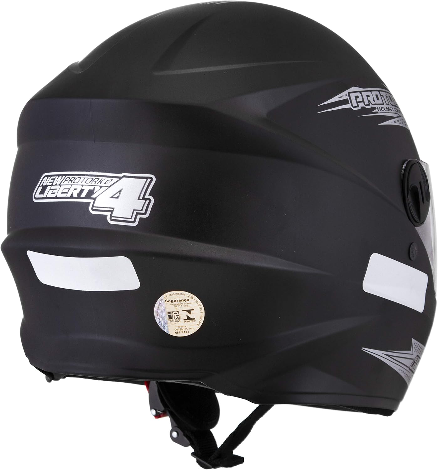 Capacete Automotivo com Viseira 2mm e Fechamento Micrométrico