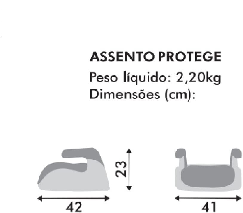 Burigotto Assento Protege Mesclado Cinza