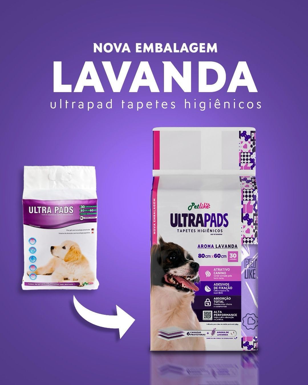 Tapete Higiênico Petlike Ultra Pads para Cães