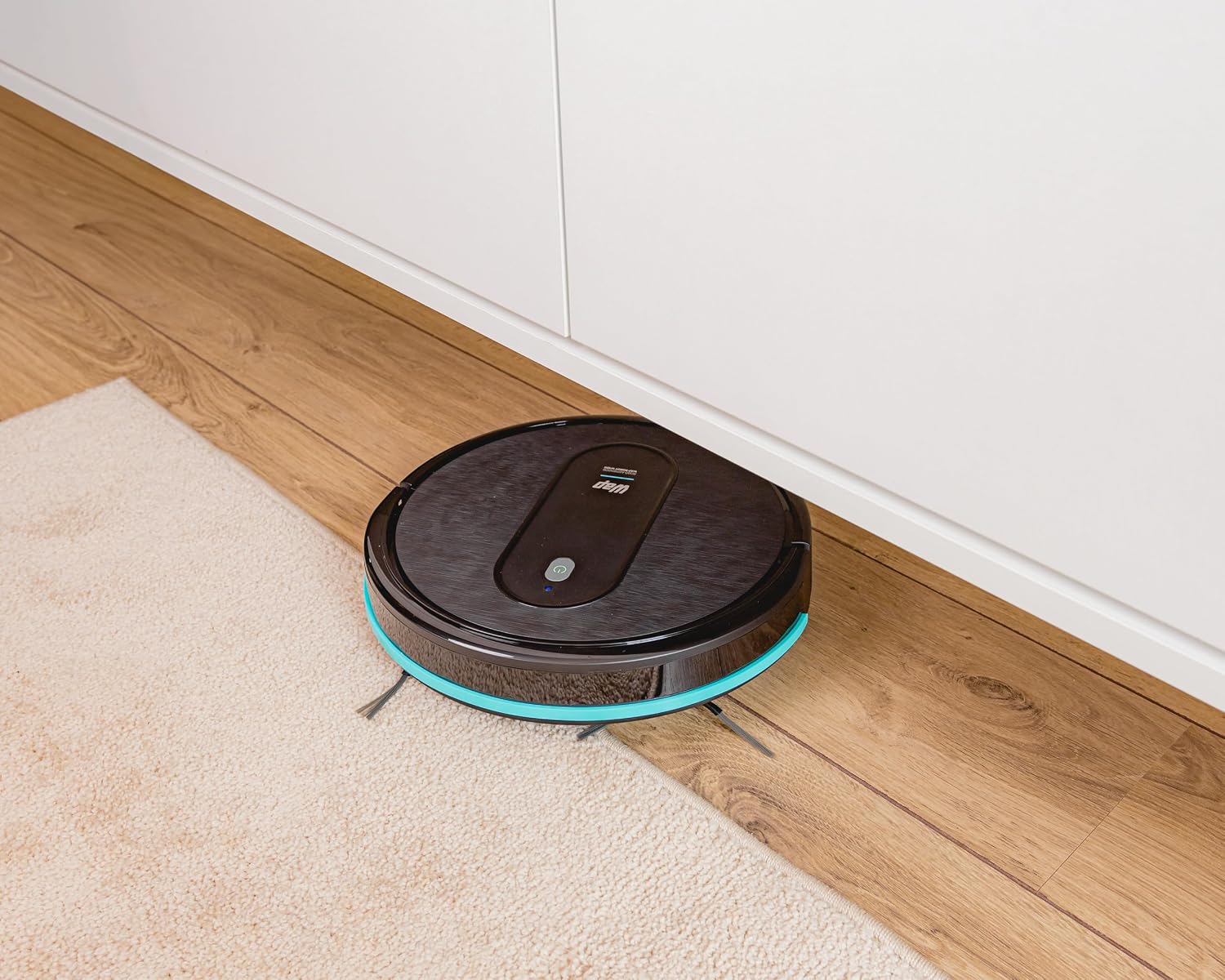 Robô Aspirador Slim 7,5cm Wi-Fi Compatível com Alexa e Google