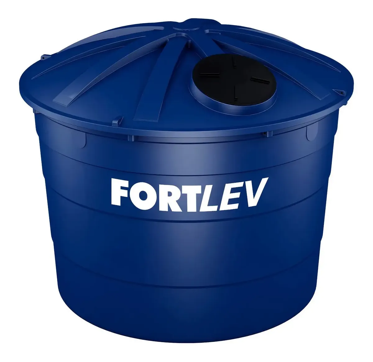 Caixa d'água Fortlev 7500L Vertical Polietileno Azul Reservatórios