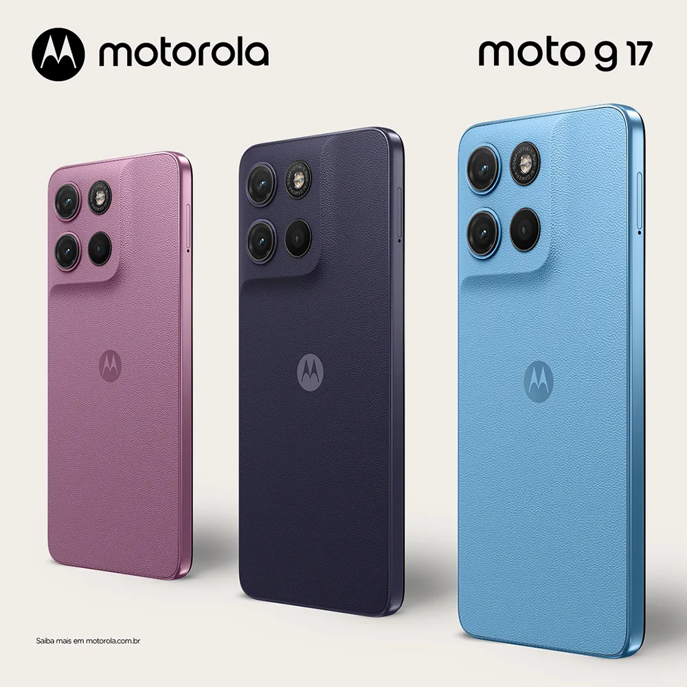 Smartphone Motorola Moto G17 4g - 128gb 12gb (4gb Ram + 8gb Ram Boost) Camera 50mp Sony Lytia 600, Tela Fhd+ 60hz, Bateria 5200 Mah - Roxo