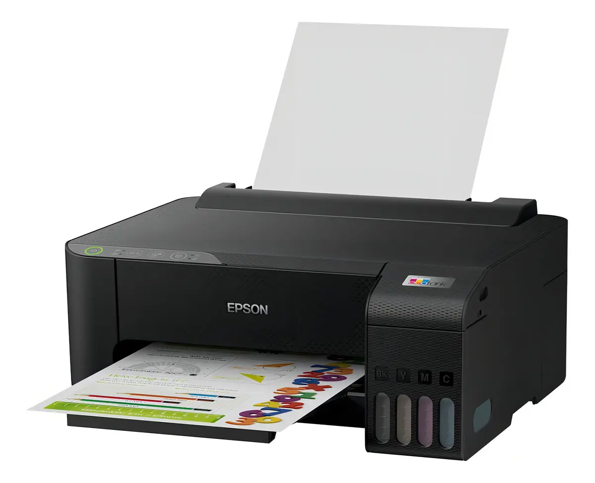 Impressora Epson Ecotank L1250 Tanque De Tinta Colorida Cor Preto