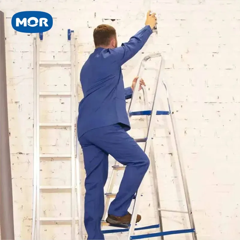 Escada Resistente Dobrável 6 Degraus