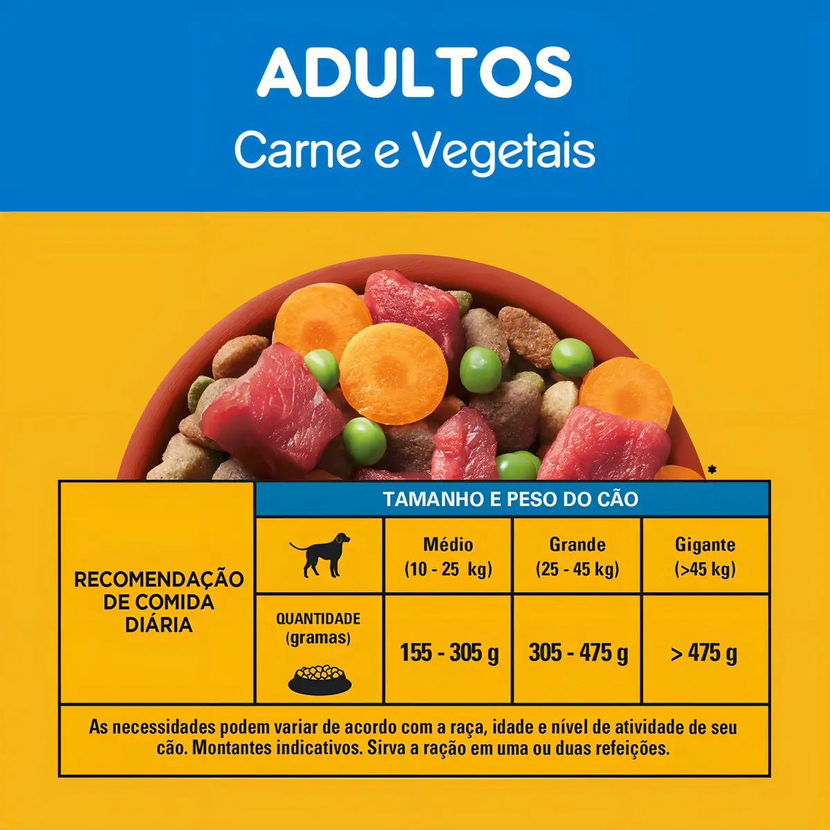 Ração Pedigree Vital Protection 15kg - Carne e Vegetais para Cães Adultos Médios e Grandes