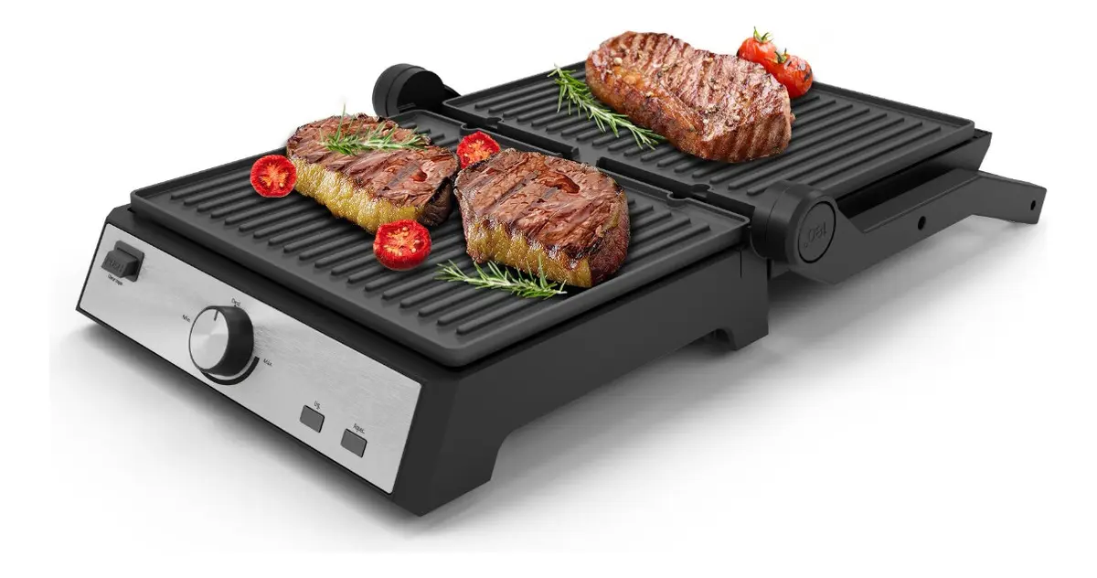 Grill E Sanduicheira 2 Em 1 Chapa Com Abertura 180° Pgr50a Philco Cor Preto