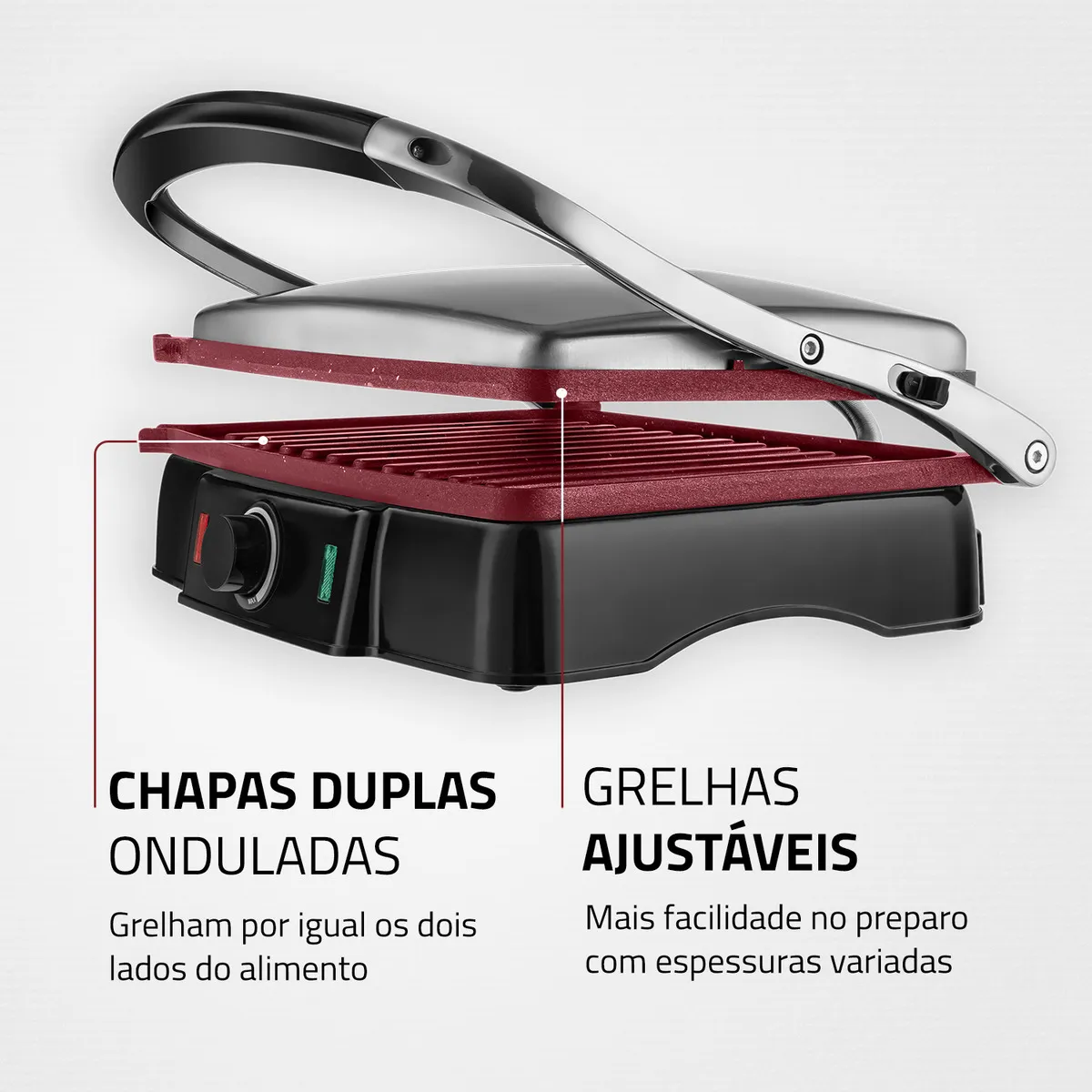 Press Grill 180° Mondial 2000W - PG-02